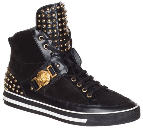 mens versace sneakers sale|high top Versace sneakers men.